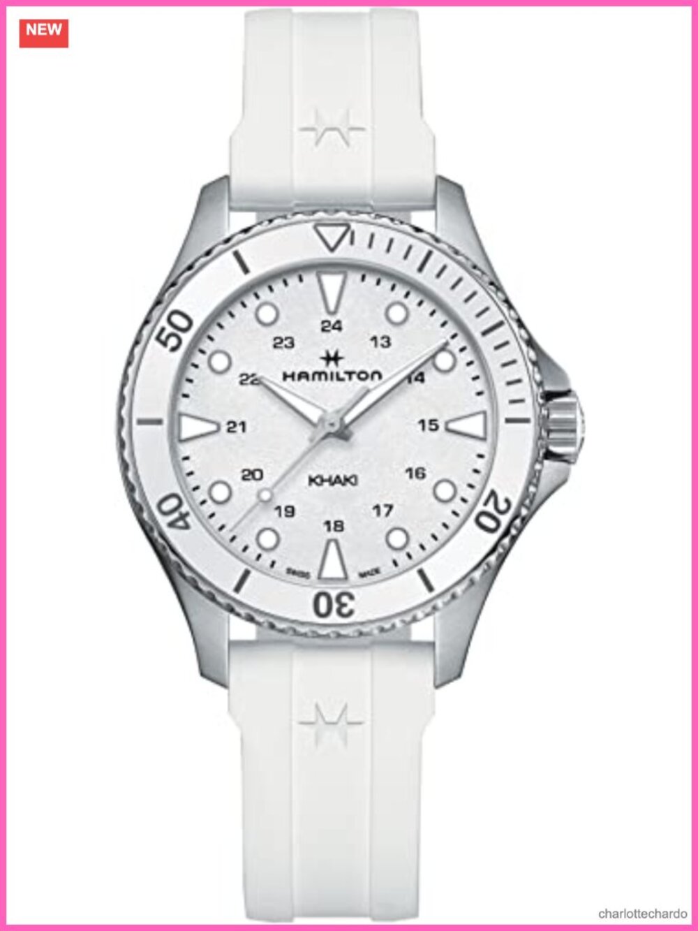 Hamilton Khaki Navy Scuba Quartz Women's Watch 37mm Stainless Steel